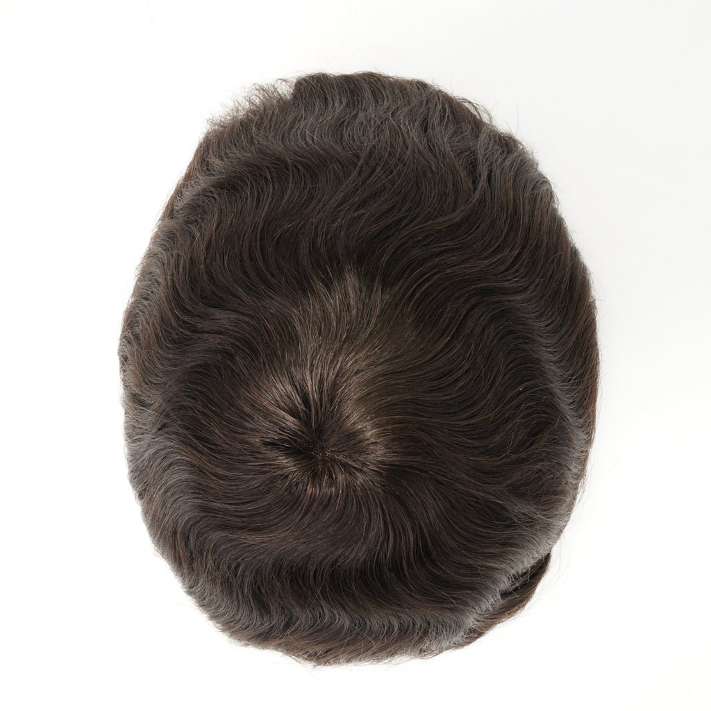PHE - N6M Swiss Lace Men's Hair System With PU Sides and back - Pro Hair Edit