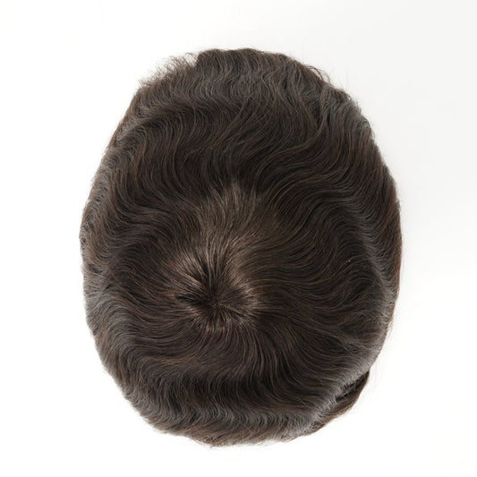PHE - N6M Swiss Lace Men's Hair System With PU Sides and back - Pro Hair Edit