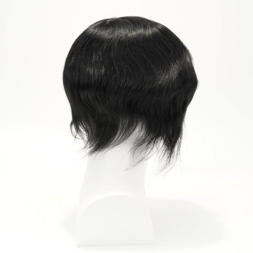 PHE - S1R Thin Skin Men's Toupee Hair Systems 0.08 mm Remy Hair Transparent Poly Skin - Pro Hair Edit