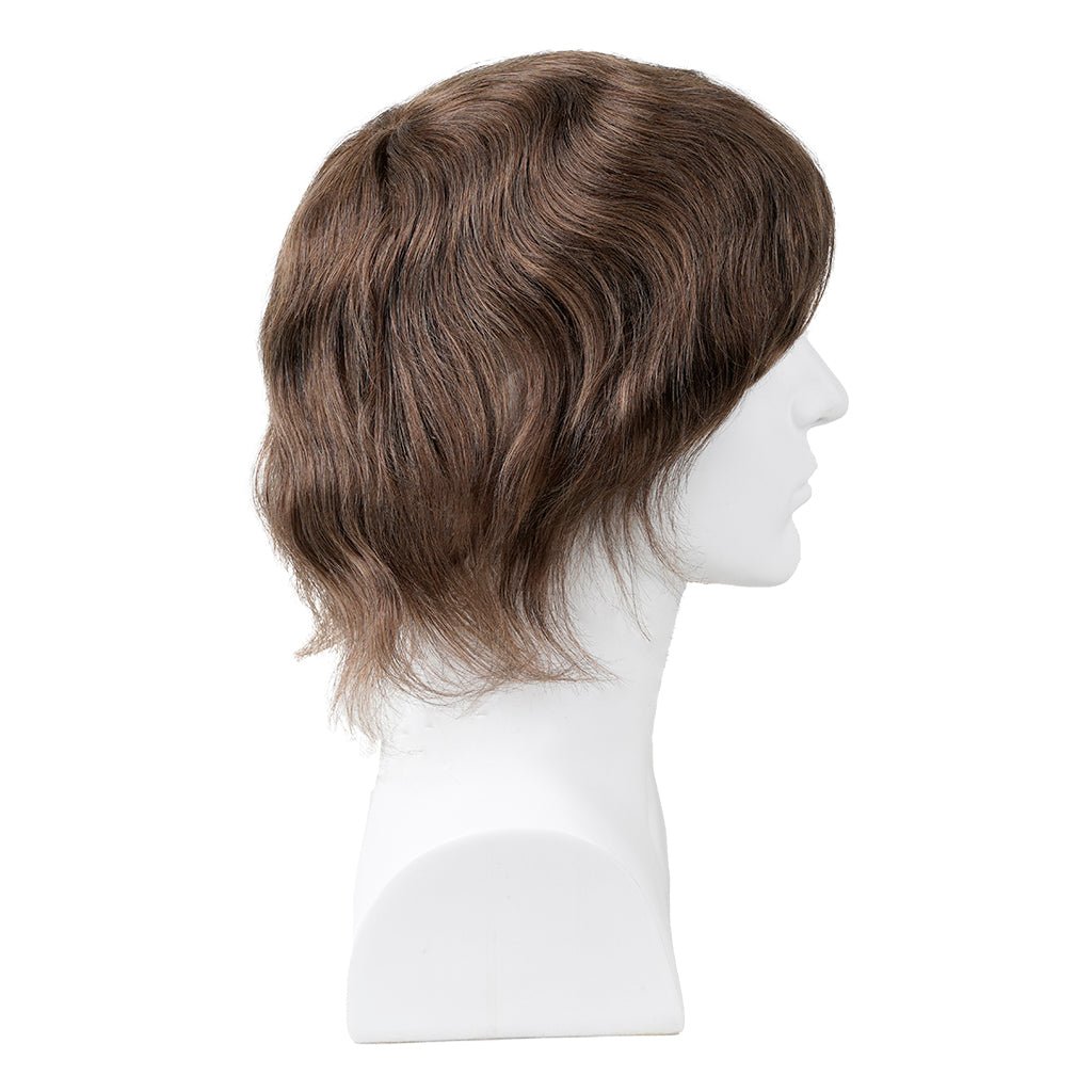 PHE - S25V 0.03mm Ultra Thin Skin Men's Hair Systems With V - looped Human Hair - Pro Hair Edit